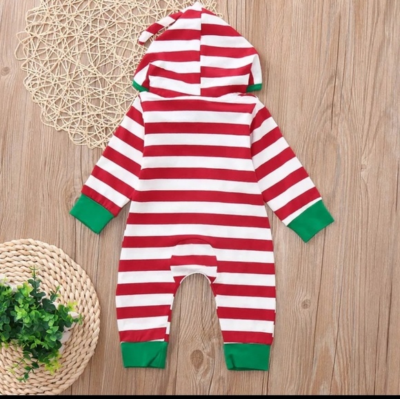 Christmas Hoodie baby bodysuit - Picture 2 of 4